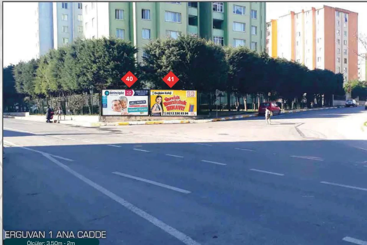 Erguvan 1 Ana Cadde Yakuplu Beylikdüzü İstanbul Billboard - 41