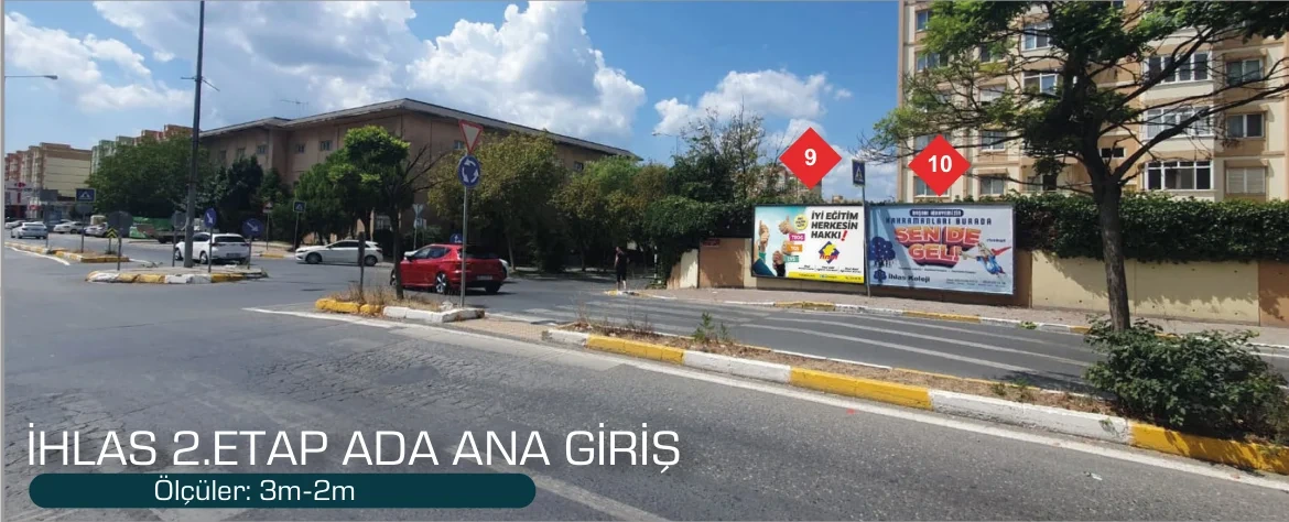 İhlas Marmara Evleri 2 Ada Ana Giriş Yakuplu Beylikdüzü İstanbul Billboard - 9
