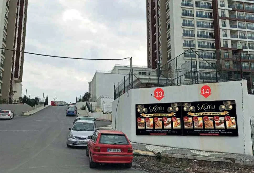 Ali Rıza Kuzucan Sitesi Başakşehir İstanbul Billboard - B070