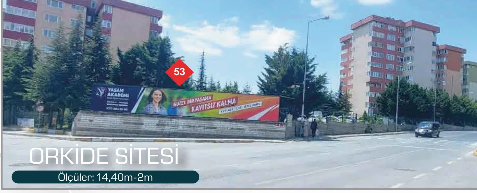 Orkide Sitesi Yakuplu Beylikdüzü İstanbul Billboard - 53