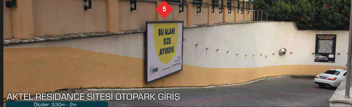Aktel Resıdance Sitesi Beylikdüzü İstanbul Billboard - 5
