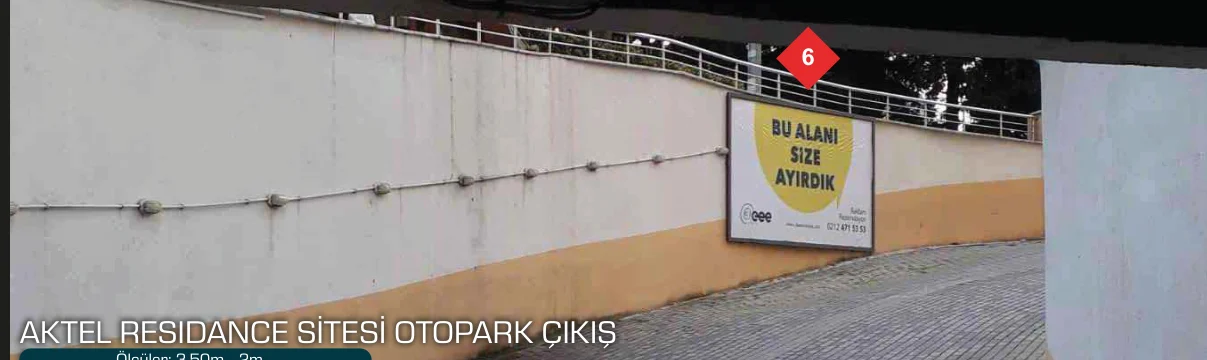 Aktel Resıdance Sitesi Beylikdüzü İstanbul Billboard - 6