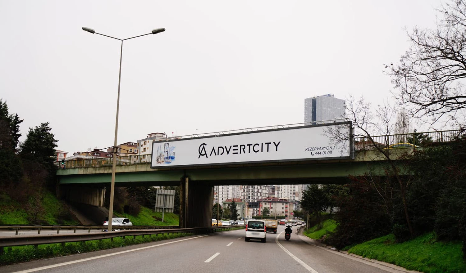 Ümraniye Tantavi Tüneli Girişi Araç İstanbul Üst Geçit