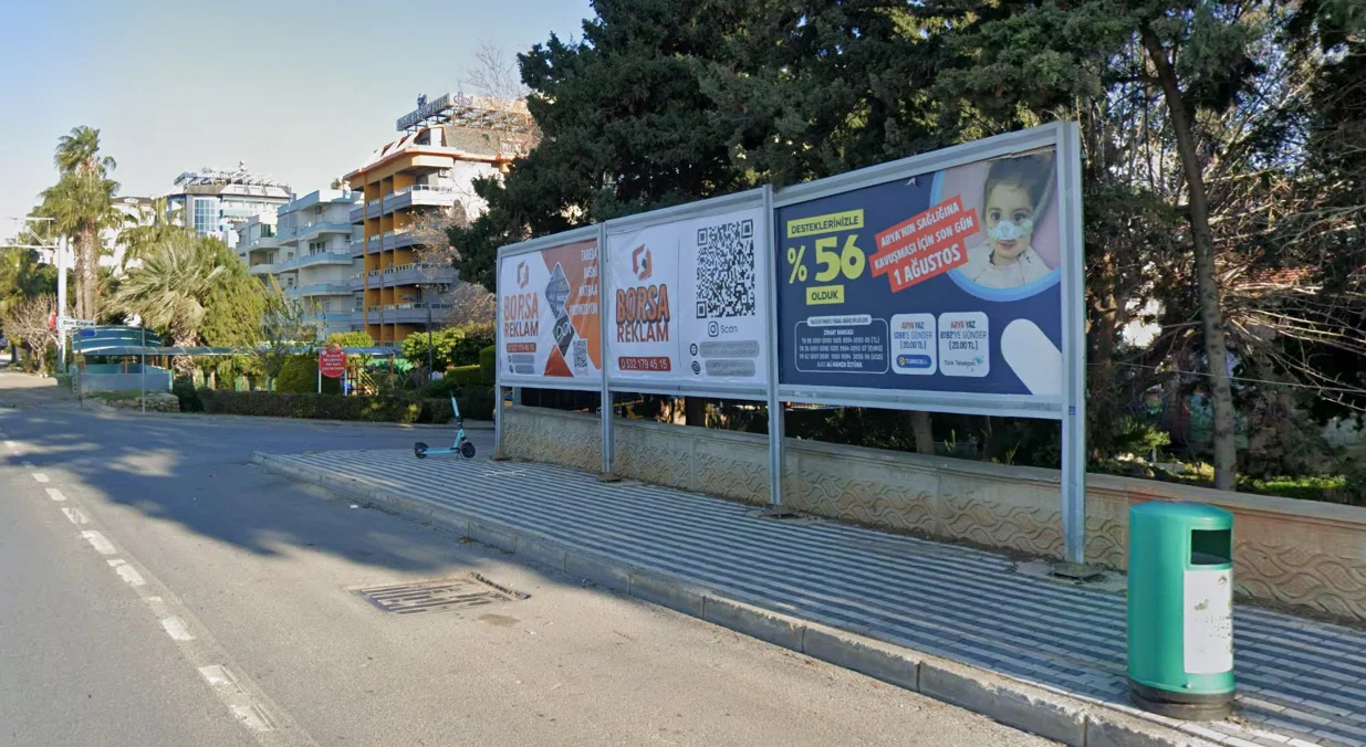D-400 Tosmur Mezarlık Önü (kontrol Noktası) Alanya Antalya Billboard - 2