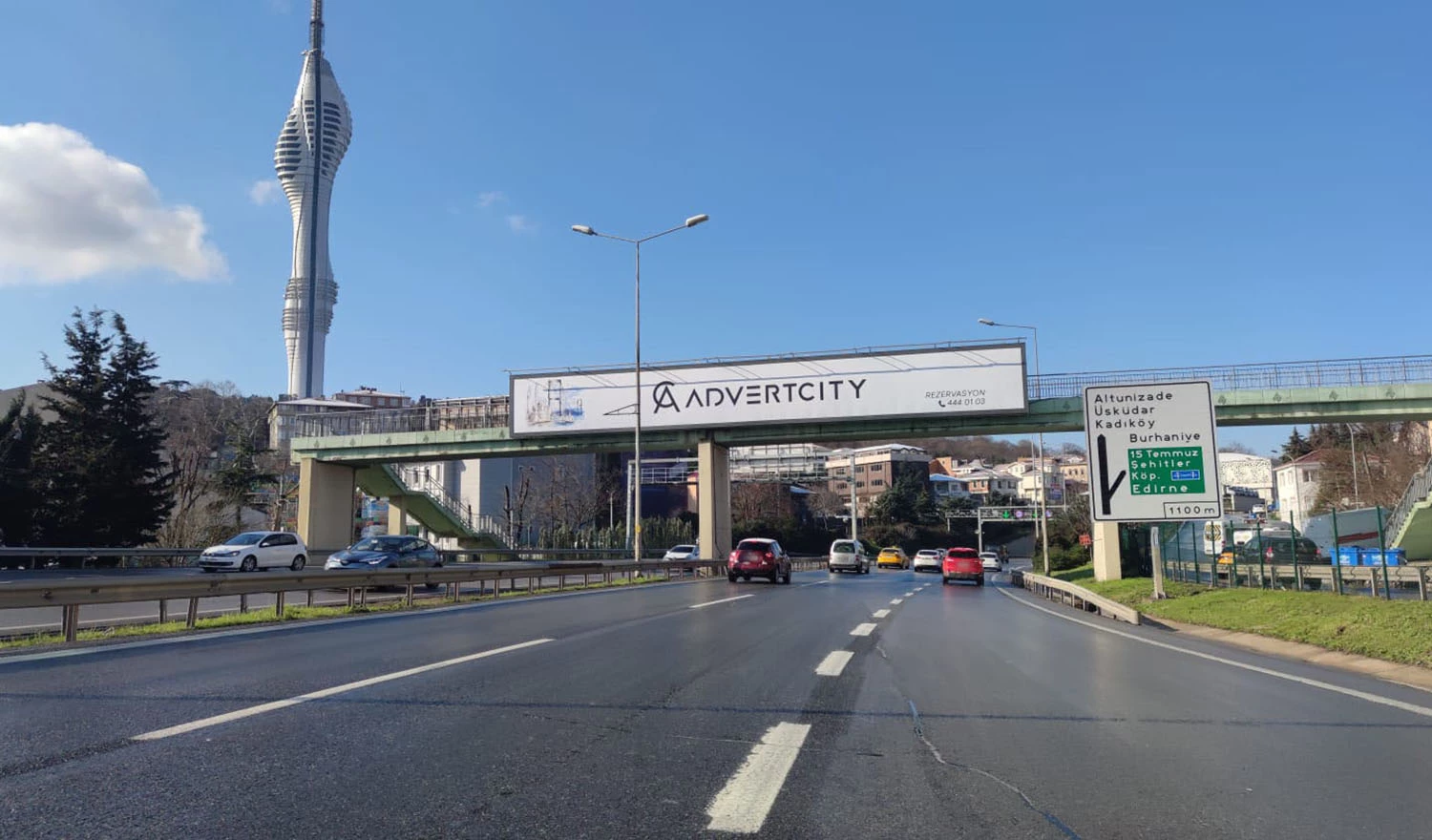 Üsküdar Vecdi Diker Tünel Girişi Araç İstanbul Üst Geçit - 2