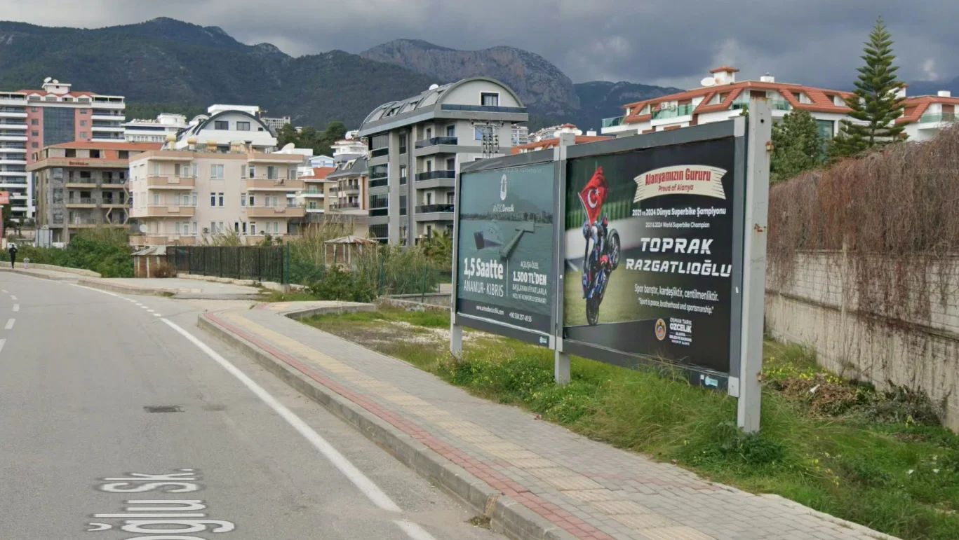 Metro Arkası Alanya Antalya Billboard