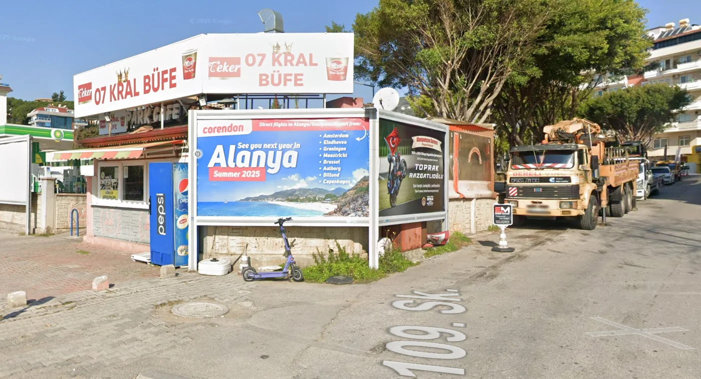 Cıkcıllı Tespo Karşısı Lastikci Yanı Alanya Antalya Billboard - 2
