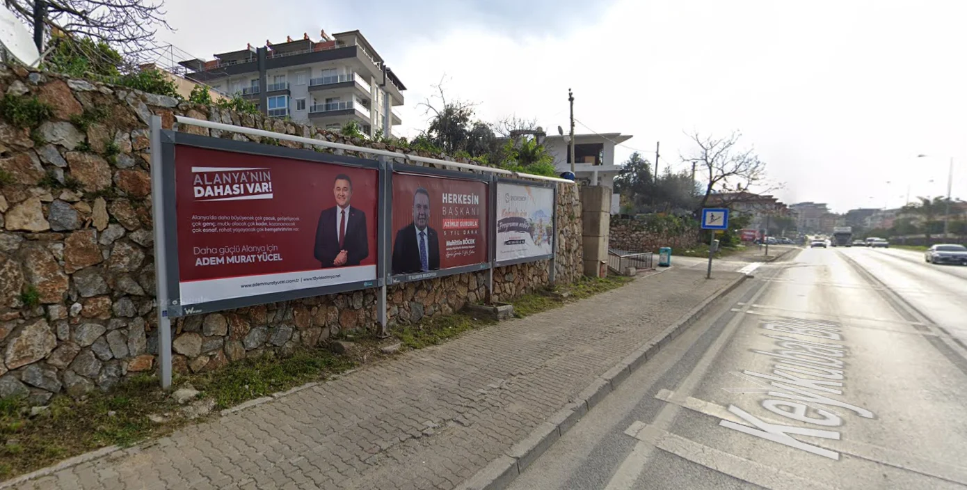 Yaylayolu Kavşağı Alanya Antalya Billboard