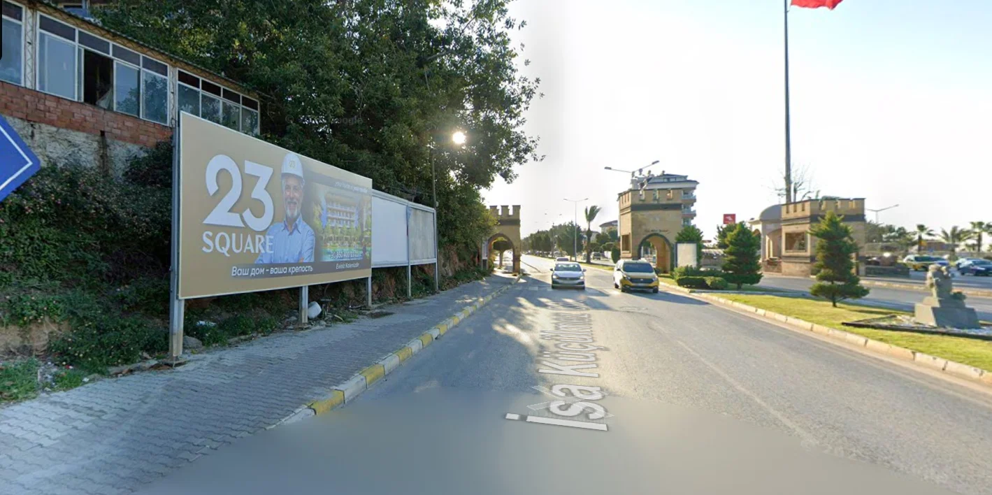 Belediye Kavşağı Kestel Girişi Alanya Antalya Billboard - 1