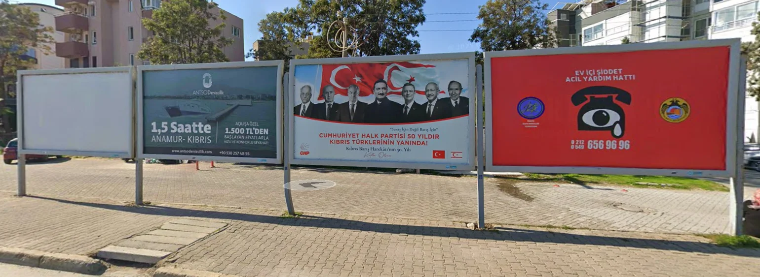 Tosmur Hizmet Binası Yanı Alanya Antalya Billboard - 1