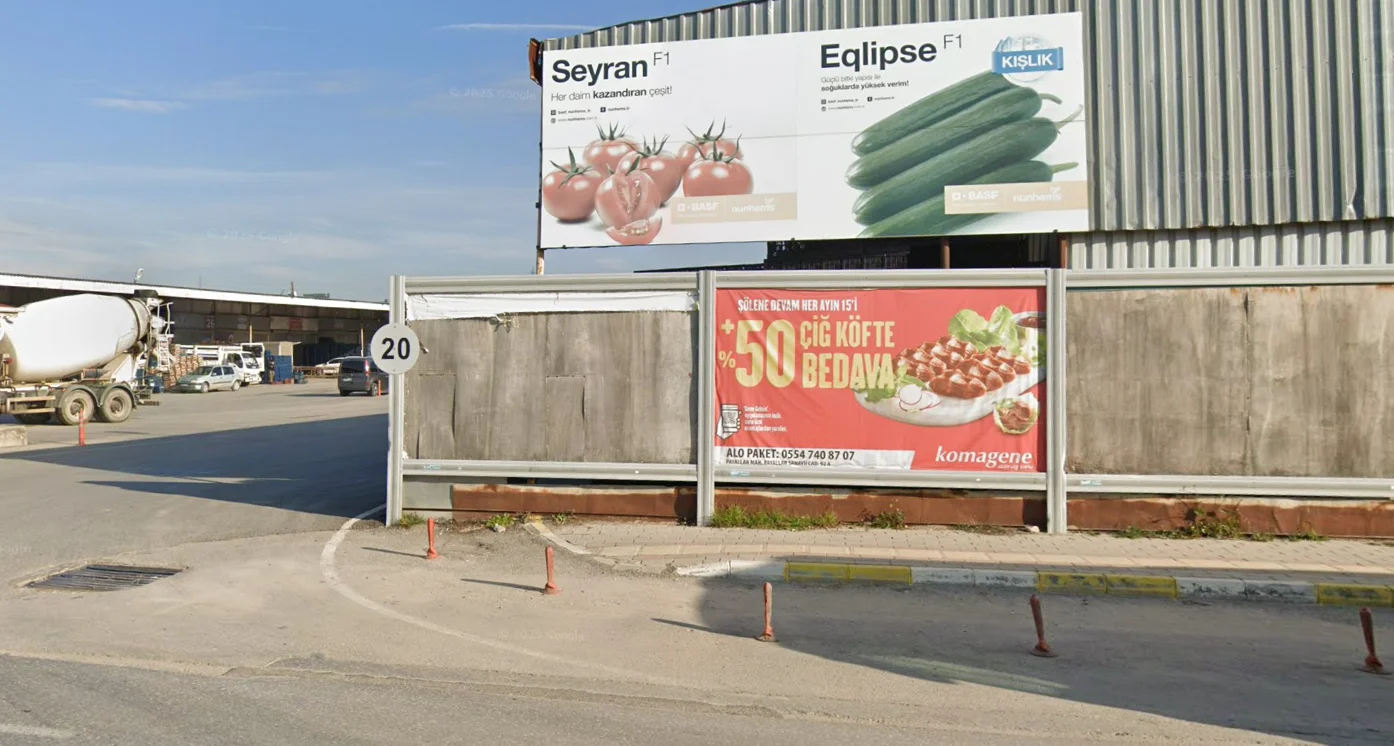 Payallar Hal Girişi Alanya Antalya Billboard - 2
