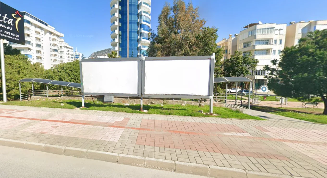 D-400 Mahmutlar Yekta Home Önü Alanya Antalya Billboard - 2