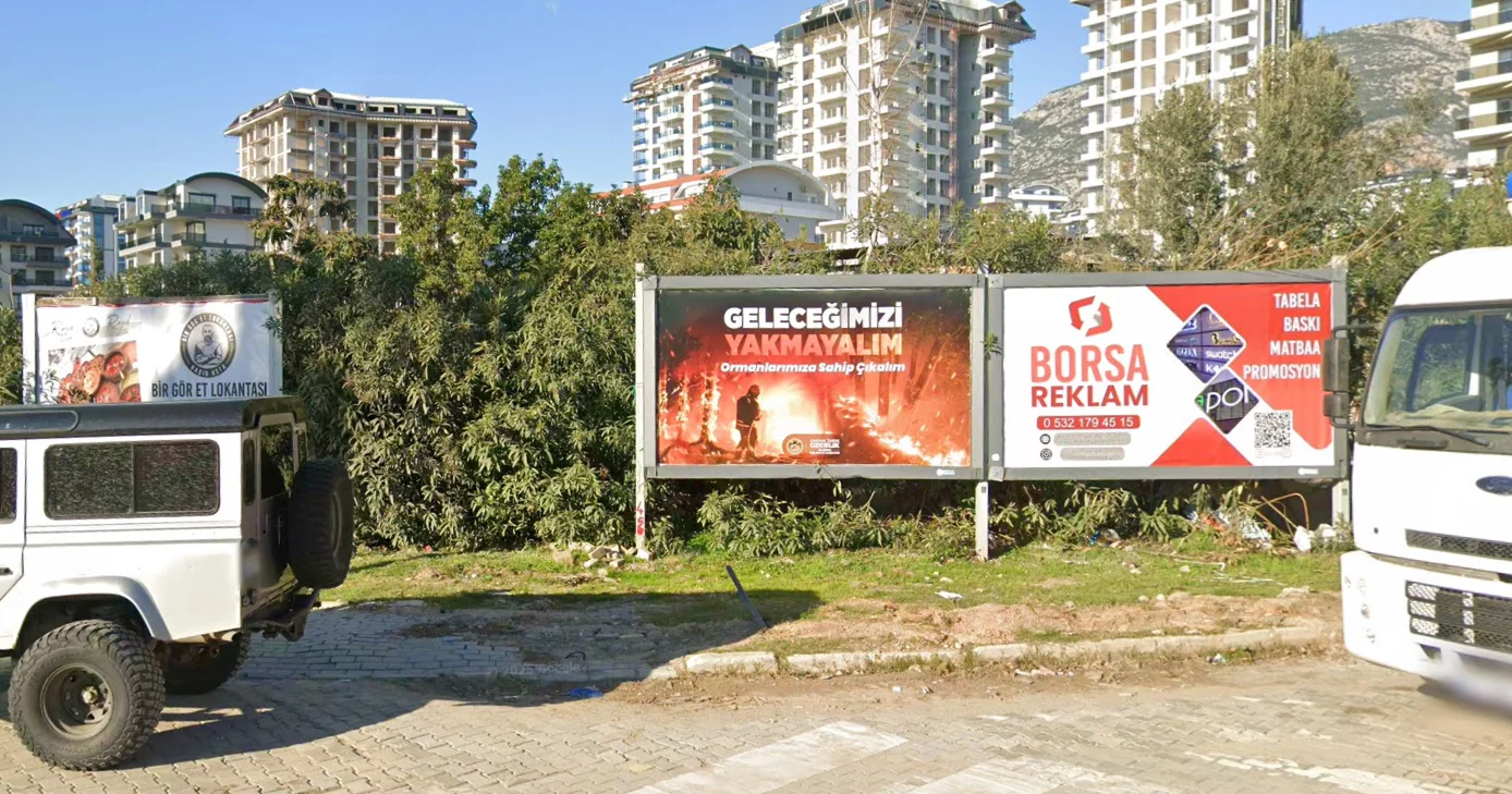 Mahmutlar Mevlana Kavşağı Alanya Antalya Billboard - 1