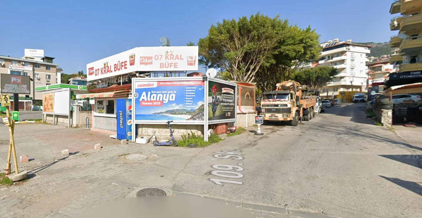 Cıkcıllı Tespo Karşısı Lastikçi Yanı Alanya Antalya Billboard