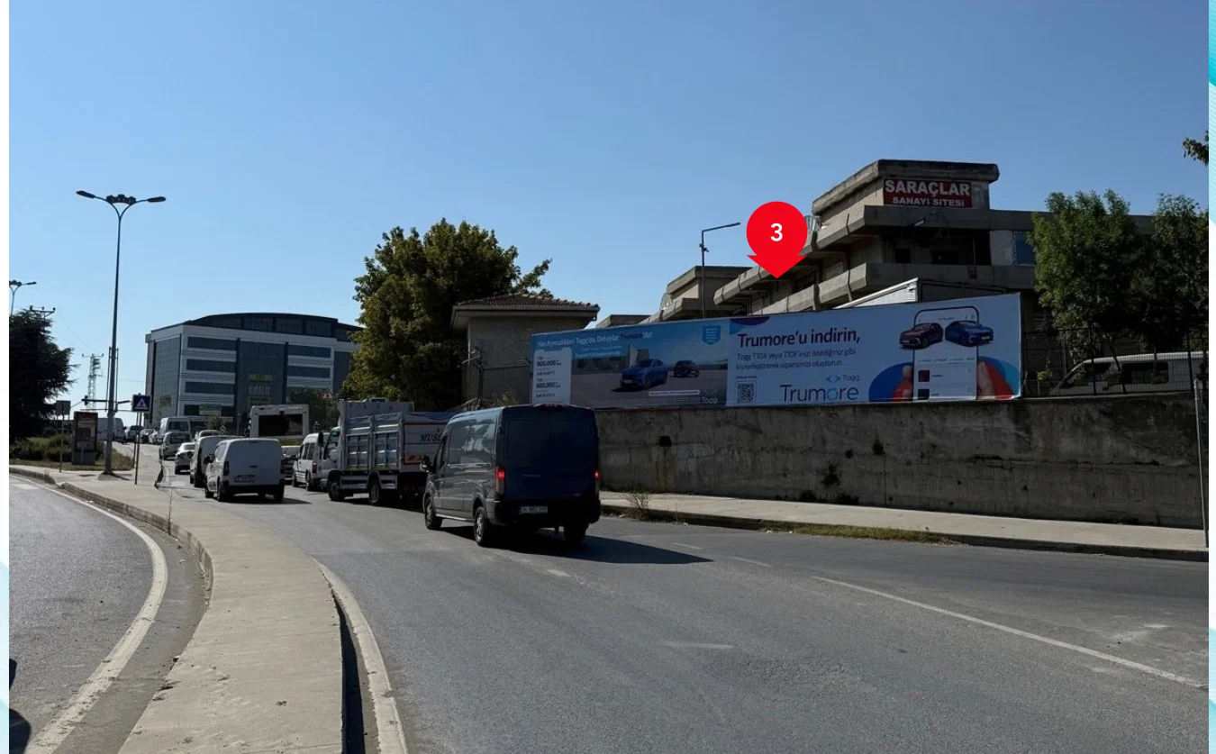 Saraçlar Sanayi Sitesi İkitelli Başakşehir İstanbul Giantboard - 3