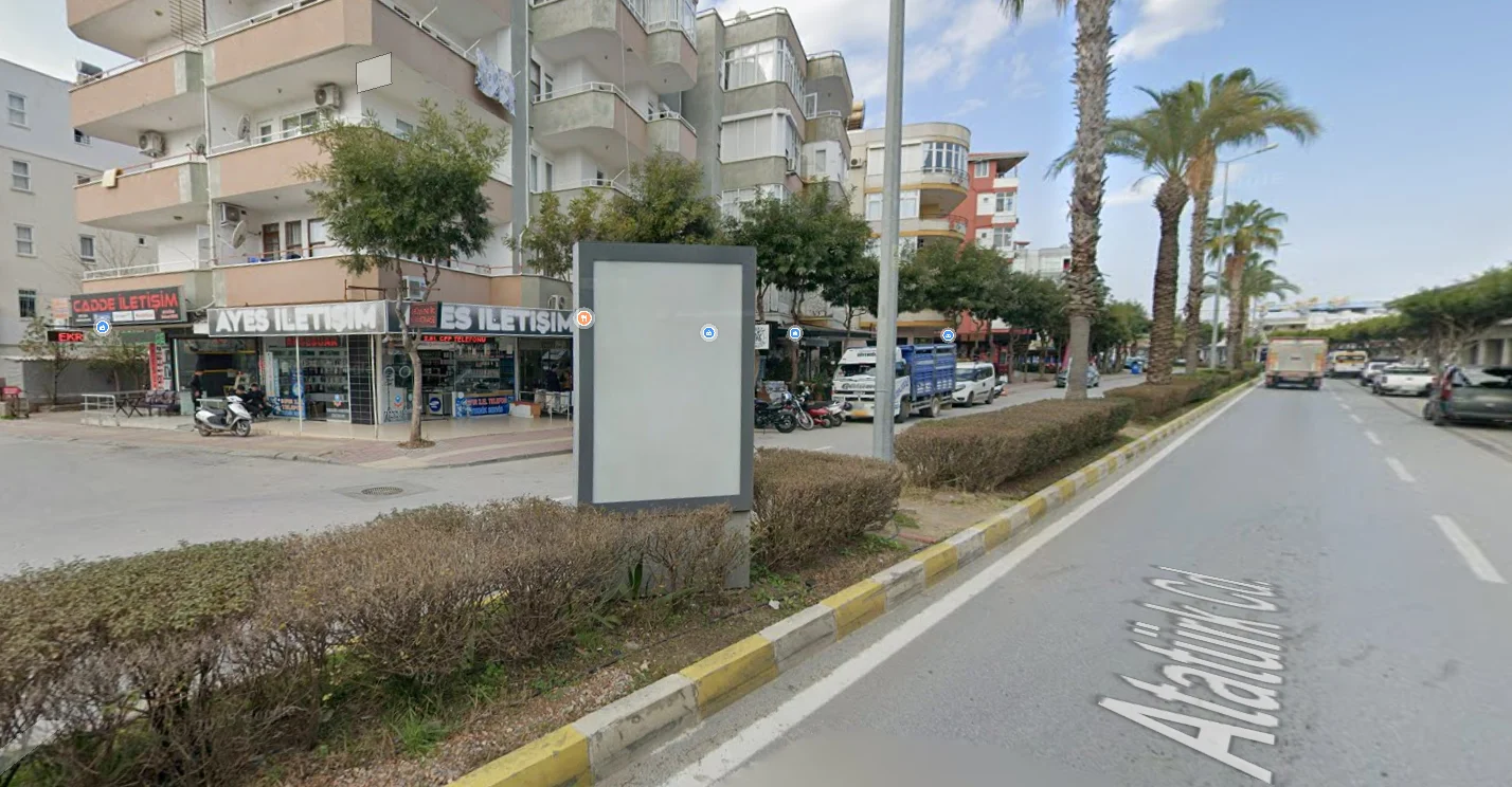 Konaklı Mahallesi Garanti Bankası Çaprazı Alanya Antalya Raket CLP
