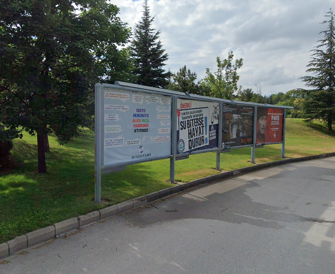 İsmet İnönü-2 Bulvarı Vecihi Hürkuş Parkı Çevreyolu Dönüş Billboard 2
