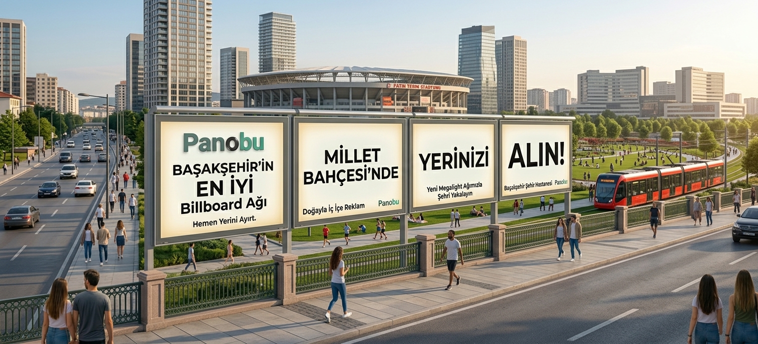 Mimar Sinan Caddesi Kiler AVM Yanı Başakşehir Billboard - 4